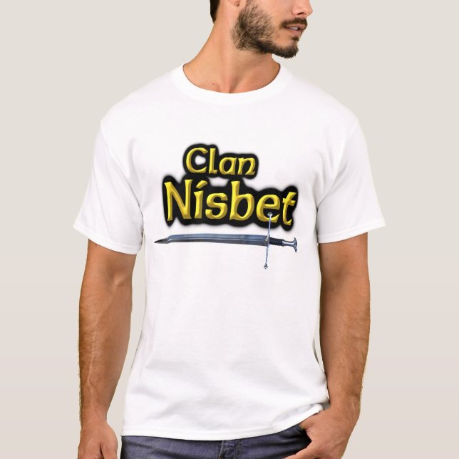 T-shirt Clan Nisbet inspiré écossais (Devant)