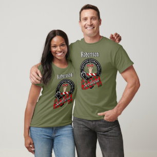 T-Shirt Clan Robertson Badge & Tartan