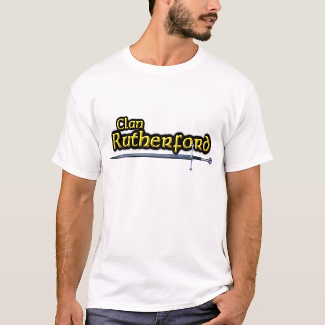 T-shirt Clan Rutherford Inspiré écossais (Devant)