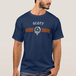 T-shirt Clan Scott (Edit) Crest & Tartan