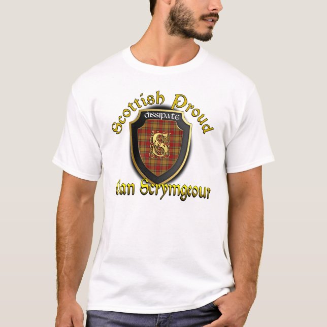 T-shirt Clan Scrymgeour Scottish Fier Shirts (Devant)