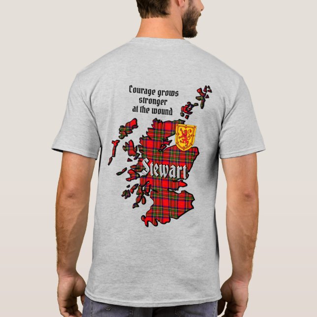 T-shirt Clan Stewart (Dos)