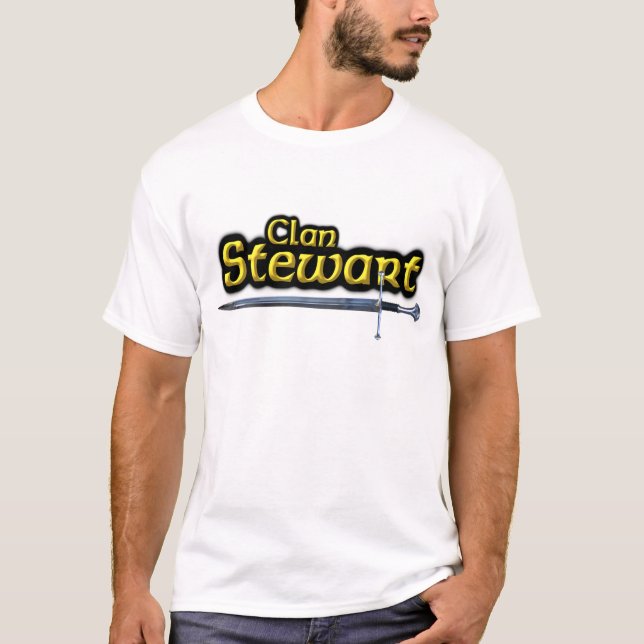 T-shirt Clan Stewart inspiré écossais (Devant)