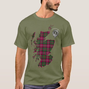 T-shirt Clan Stewart   Stuart de Bute Map & Crest
