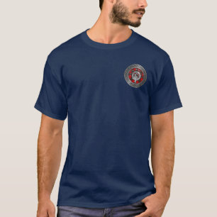 T-shirt Clan Wallace Crest et Tartan Knot