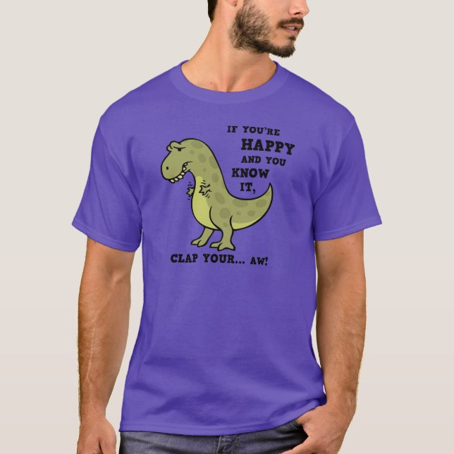 T-shirt Clap T-Rex II (Devant)