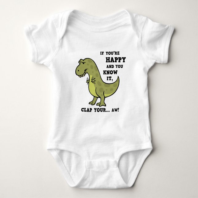 T-shirt Clap T-Rex II (Devant)