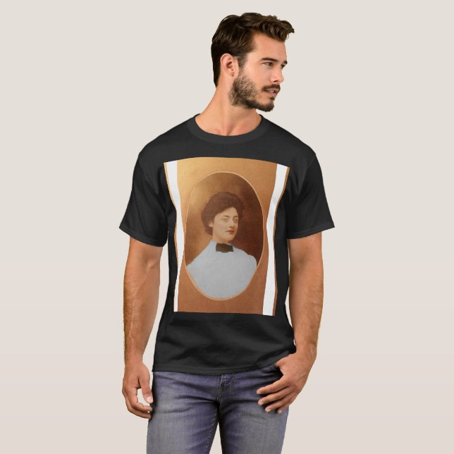 T-shirt Clara Sage Talla Johnson 1909 portrait fine art (Devant entier)