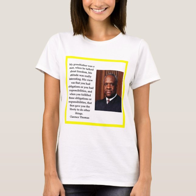 T-shirt Clarence Thomas (Devant)