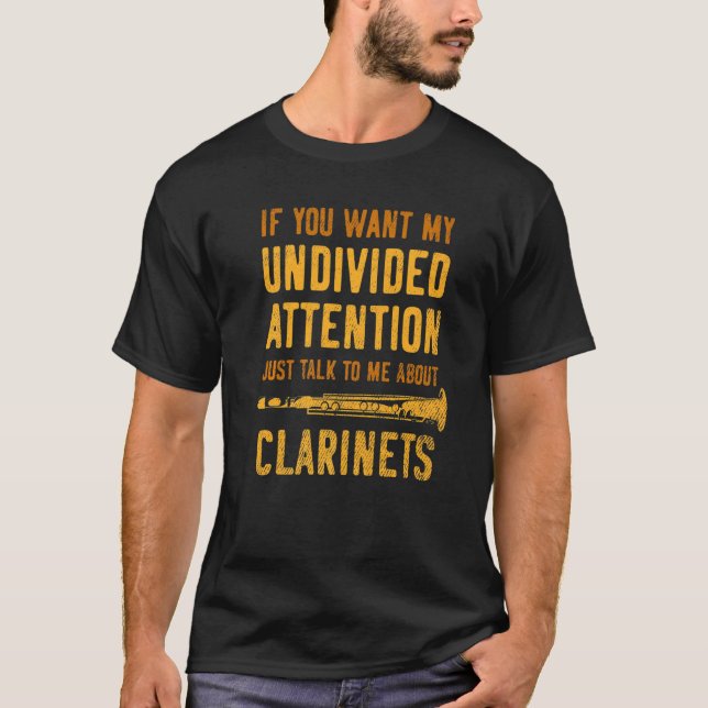 T-shirt Clarinet Dit (Devant)