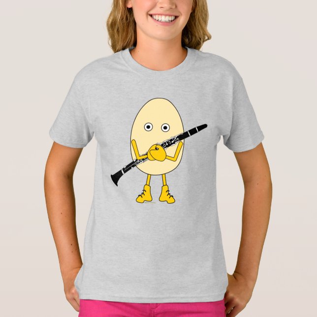 T-shirt Clarinet Egghead (Devant)