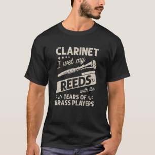 T-shirt Clarinet I mouille mes anches avec les larmes de c