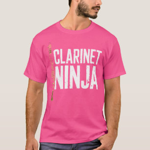 T-shirt Clarinet Ninja Joueur de Clarinette et Orchestre C