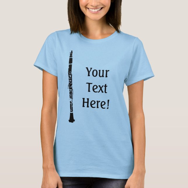 T-shirt Clarinet personnalisé (Devant)