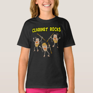 T-shirt Clarinet Rocks
