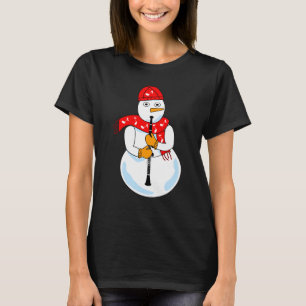 T-shirt Clarinet Snowman