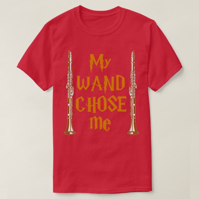 T-shirt Clarinetist Funny Clarinet  (Design devant)