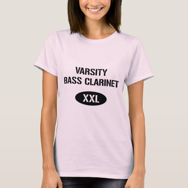 T-shirt Clarinette basse de fac (Devant)
