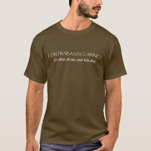 T-shirt Clarinette de Contrabass. Ce que tous les enfants