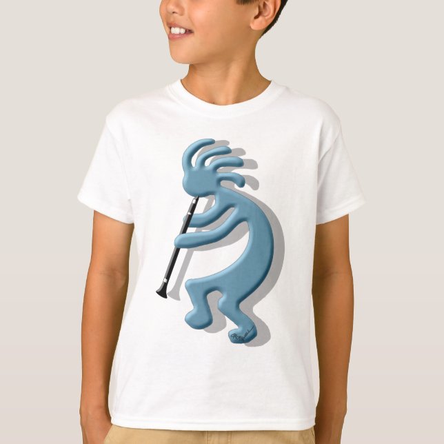 T-shirt Clarinette de Kokopelli (Devant)