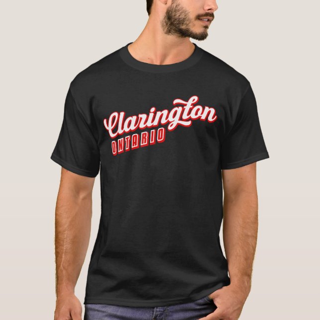 T-shirt Clarington (Ontario) (Devant)