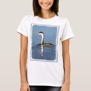 T-shirt Clark's Grebe Painting - Art original pour les ois
