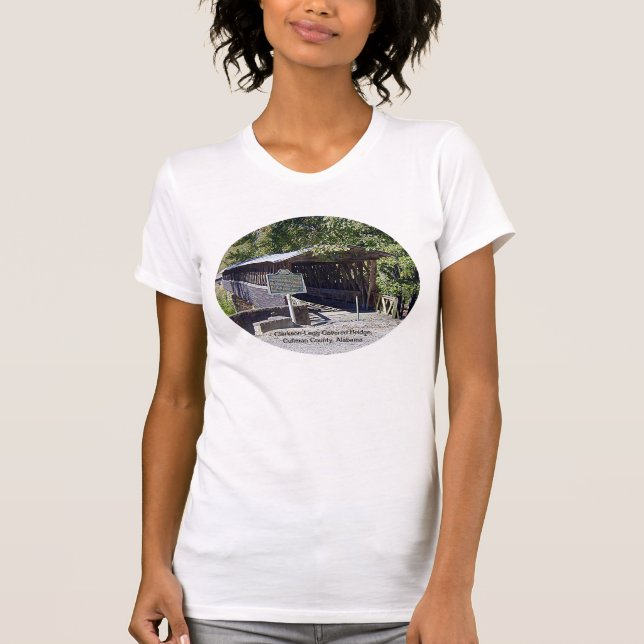 T-shirt Clarkson Pont couvert Alabama (Devant)