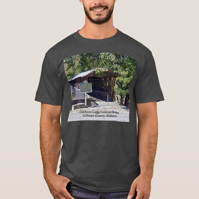 T-shirt Clarkson Pont couvert Alabama (Devant)