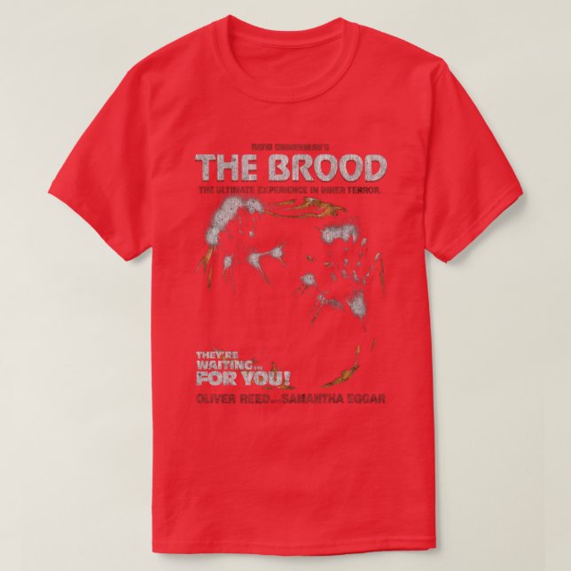 T-shirt Clas d'horreur du corps Brood David Cronenberg (Design devant)