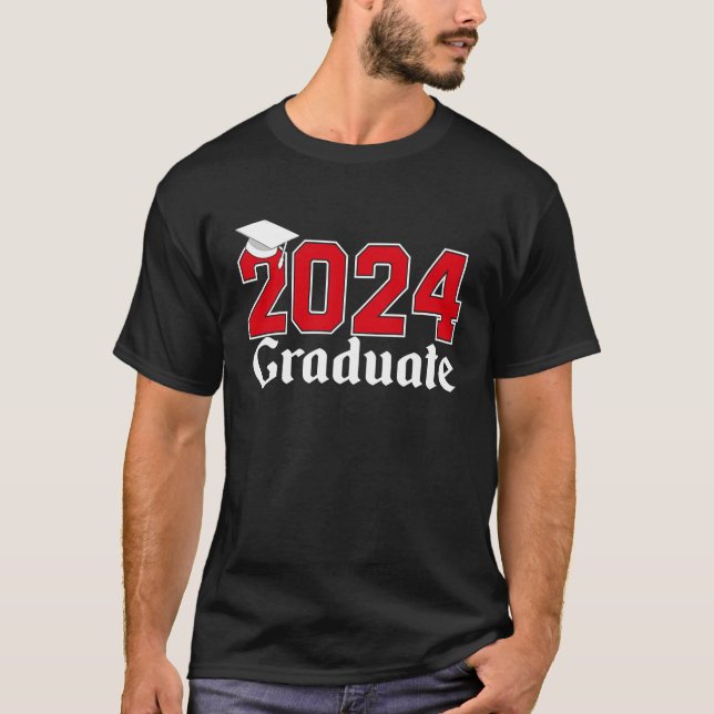 T-shirt Class Of 2024 Graduation College High School Gradu (Devant)