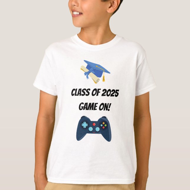 T-shirt Class of 2025 Game On | Student Tee (Devant)