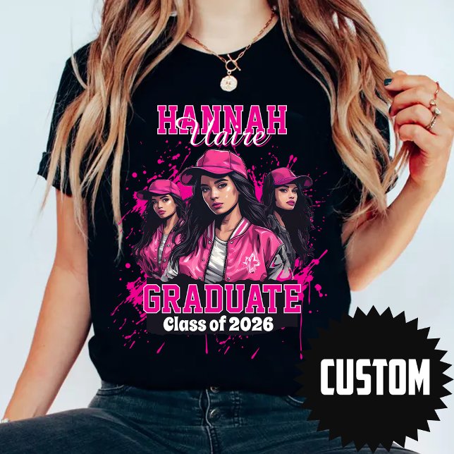 T-shirt Class of 2026 Hannah Graduation Shirt (Créateur téléchargé)