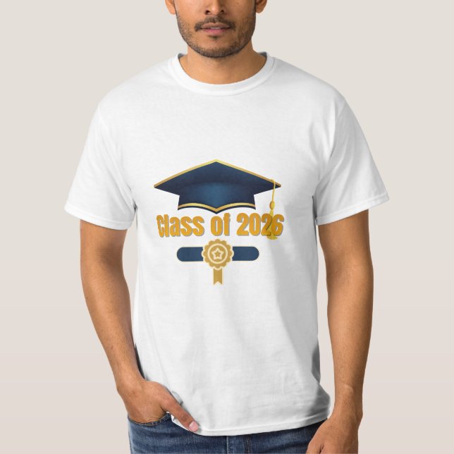 T-shirt Class of 2026 – Modern Graduation Typography (Devant)