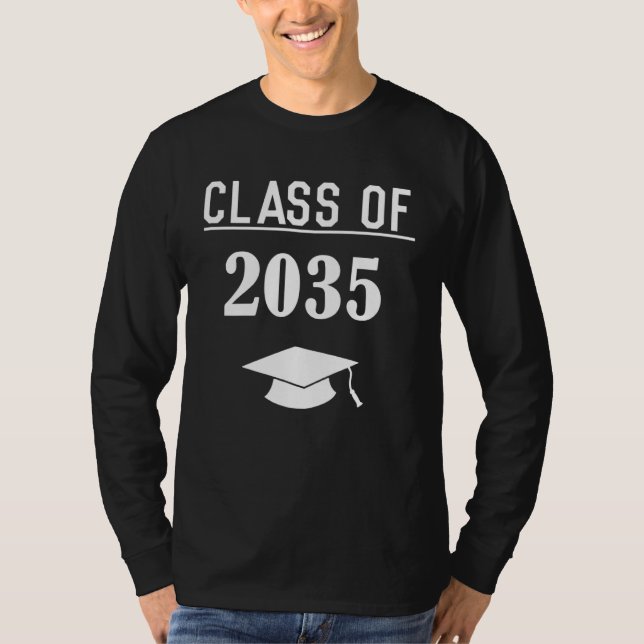 T-shirt Class Of 2035 Kindergarten Graduate Graduation Gir (Devant)