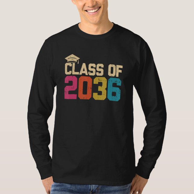 T-shirt Class Of 2036 Kindergarten Graduate Kinder Graduat (Devant)