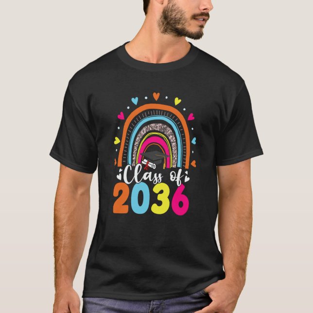 T-shirt Class Of 2036 Senior 36 Graduate Preschool Graduat (Devant)