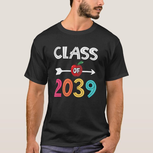 T-shirt Class Of 2039  Pre K Graduate Preschool Graduation (Devant)