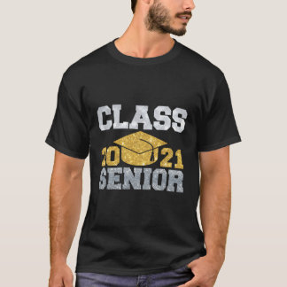 T-shirt Classe 2021 Lycée Casquette diplômé Funny H