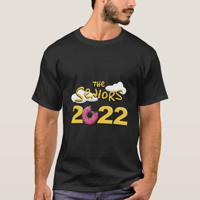 T-shirt Classe 2022 Année Terminale Style Télévision 90'S  (Devant)