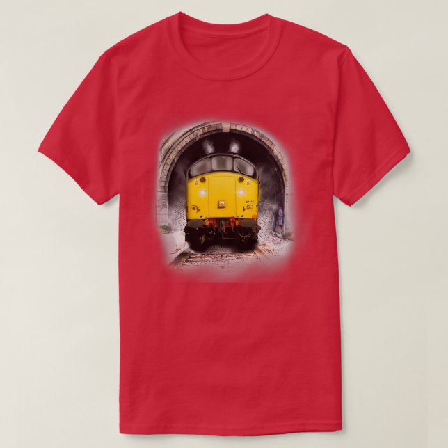T-shirt Classe 37 Loco britannique par MotorManiac (Design devant)