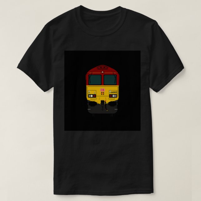 T-SHIRT CLASSE 66 002 LOCOMOTIVE (Design devant)