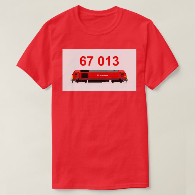 T-shirt Classe 67 LOCOMOTIVE (Design devant)