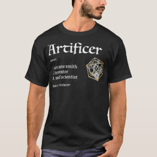 T-shirt Classe Artisan Définition Donjons et RPG Dragon
