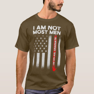 T-shirt Classe ASL Langue des signes La plupart des hommes