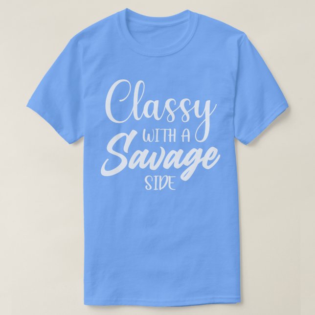 T-shirt Classé avec un côté salé (Design devant)