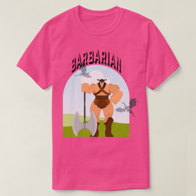 T-shirt Classe Barbare du MDN (Design devant)