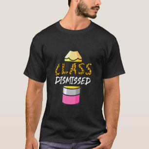 T-shirt Classe congédiée dernier jour de l'école correspon