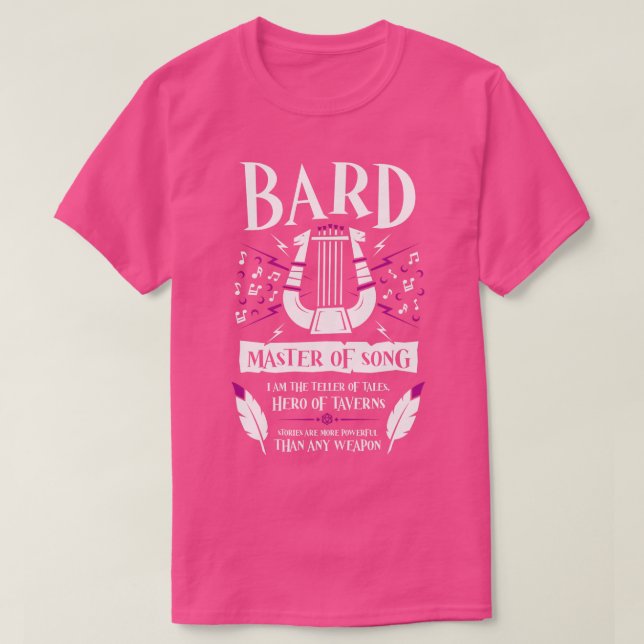 T-shirt Classe DBARD Dungeons Dragons (Design devant)