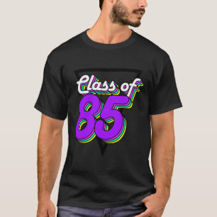 T-shirt Classe de 1985 Réunion du lycée 85 34 Année Cadeau