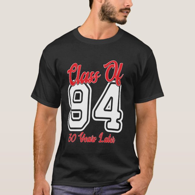 T-shirt Classe de 1994 30e école secondaire de la Réunion  (Devant)